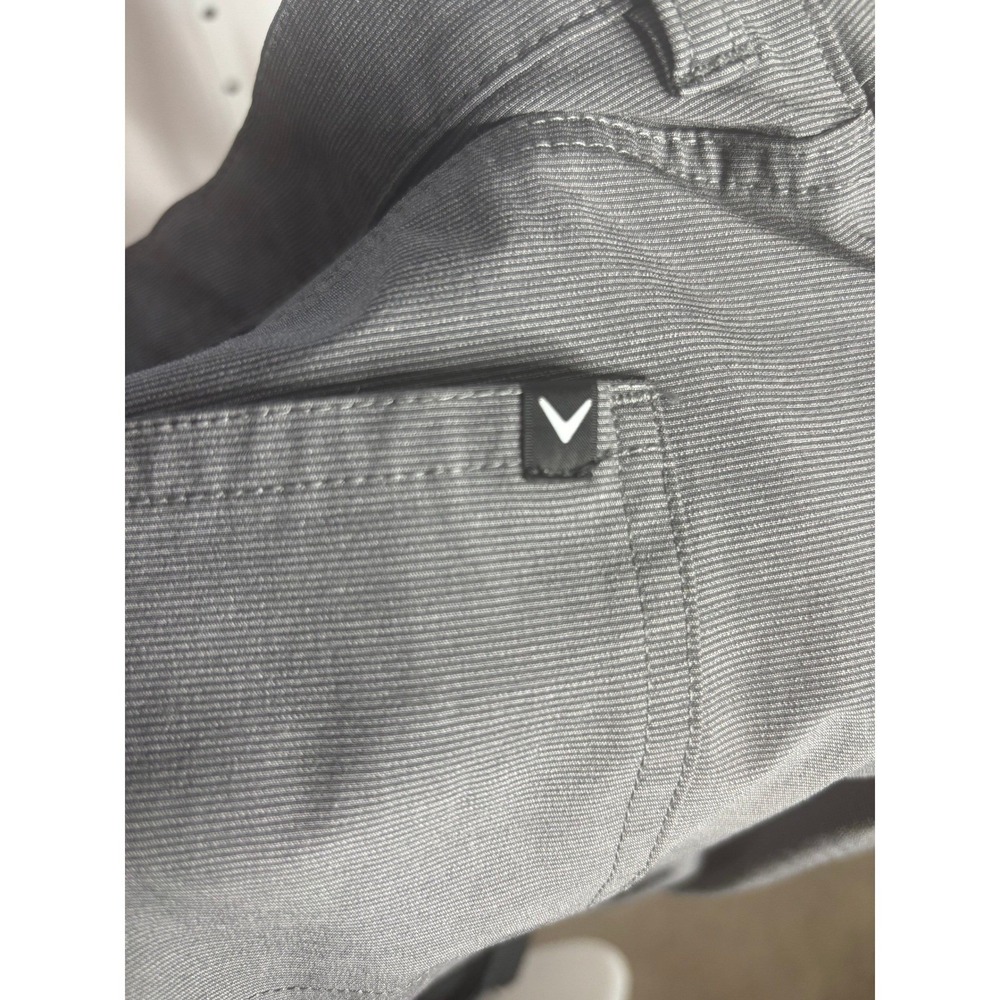 Callaway | Mens Golf Pants Charcoal Gray 5-Pocket Stretch Straight Leg | 32x32 - Picture 4 of 7